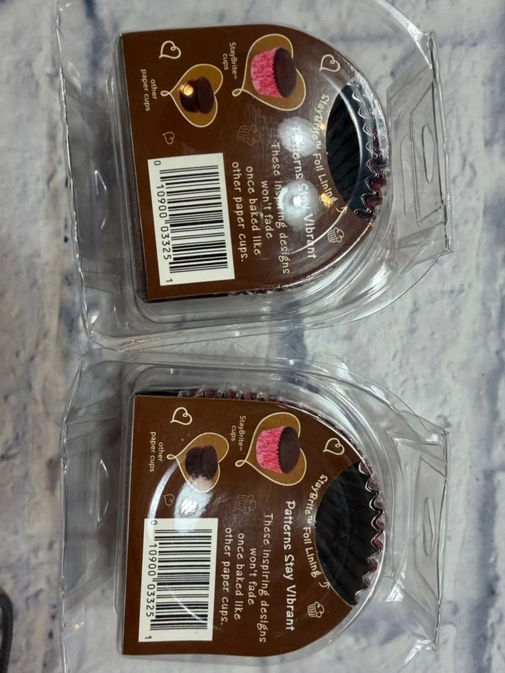 Discontinued Reynolds StayBrite Pirate cupcake Liners 2 SETS of 36 No pan needed
